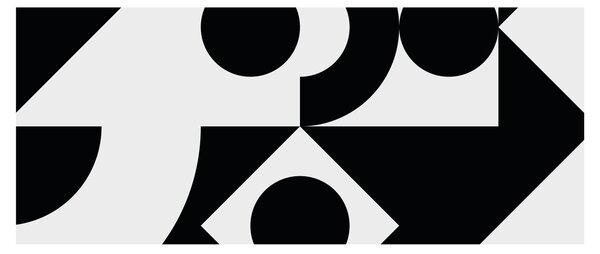 Tablou - Abstracție geometrică N⁰1 (120x50 cm)
