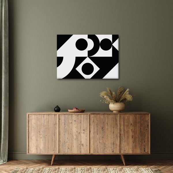 Tablou - Abstracție geometrică N⁰1 (70x50 cm)