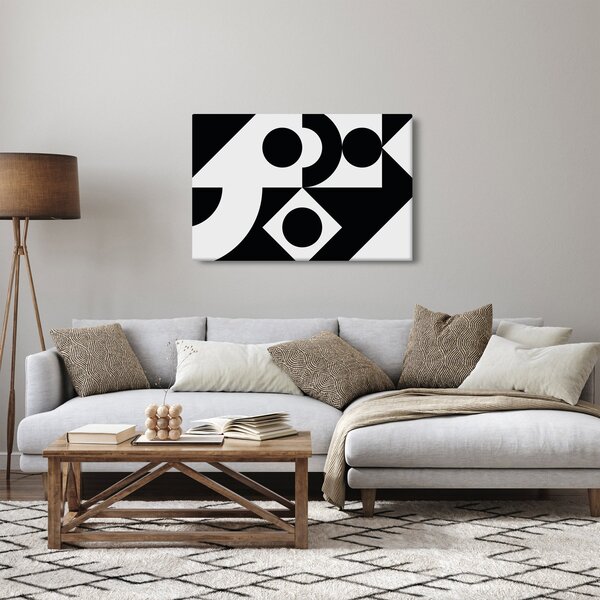 Tablou - Abstracție geometrică N⁰1 (90x60 cm)