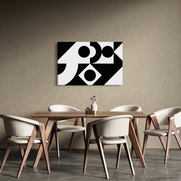 Tablou - Abstracție geometrică N⁰1 (90x60 cm)