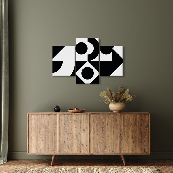 Tablou - Abstracție geometrică N⁰1 (90x60 cm)