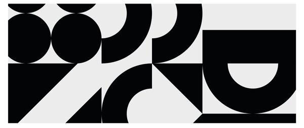 Tablou - Abstracție geometrică N⁰2 (120x50 cm)