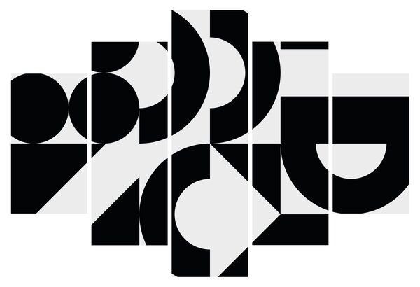 Tablou - Abstracție geometrică N⁰2 (150x105 cm)