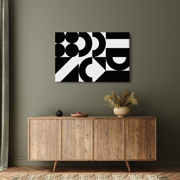 Tablou - Abstracție geometrică N⁰2 (90x60 cm)