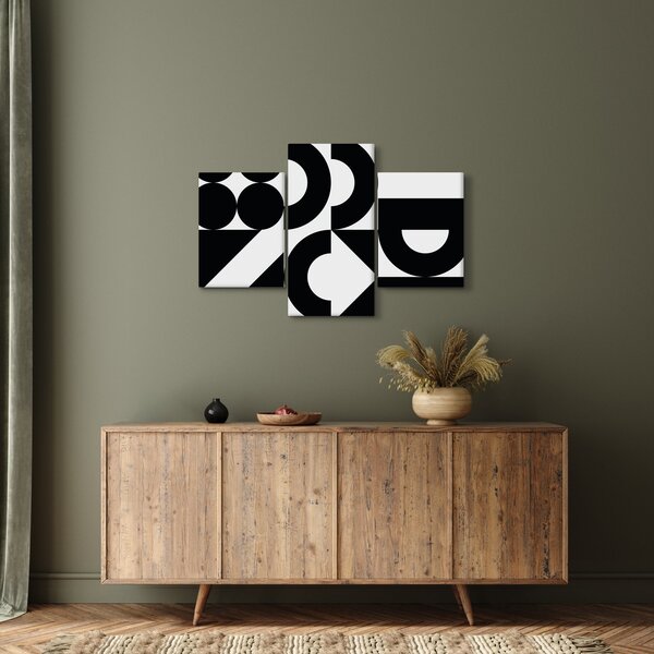 Tablou - Abstracție geometrică N⁰2 (90x60 cm)