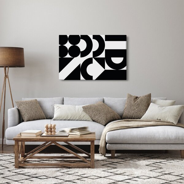 Tablou - Abstracție geometrică N⁰2 (90x60 cm)