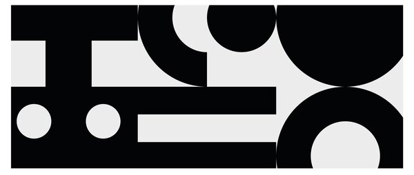 Tablou - Abstracție geometrică N⁰3 (120x50 cm)