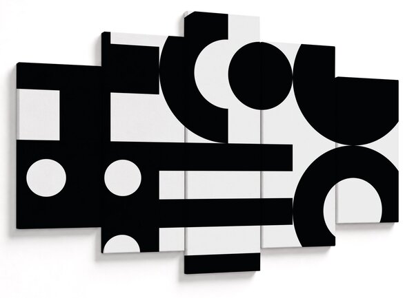 Tablou - Abstracție geometrică N⁰3 (150x105 cm)
