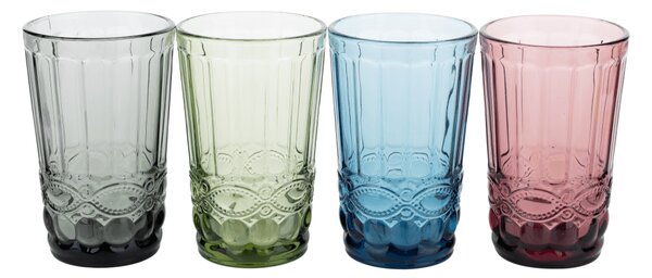 KONDELA Set de 4 pahare de apă, 350ml, SAVOY TYPE 1