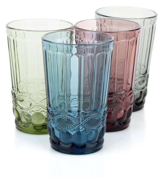 KONDELA Set de 4 pahare de apă, 350ml, SAVOY TYPE 1