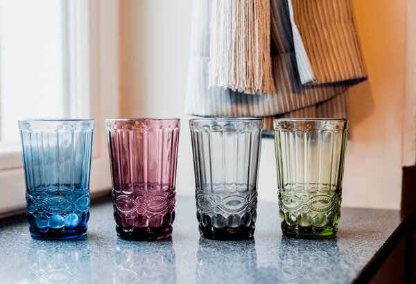 KONDELA Set de 4 pahare de apă, 350ml, SAVOY TYPE 1