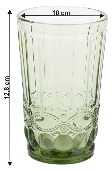 KONDELA Set de 4 pahare de apă, 350ml, SAVOY TYPE 1