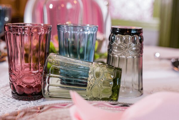 KONDELA Set de 4 pahare de apă, 350ml, SAVOY TYPE 1