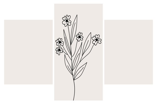 Tablou - Floare de pajiște N⁰1 (90x60 cm)
