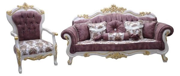 Set Canapea Royal cu 1 Fotoliu