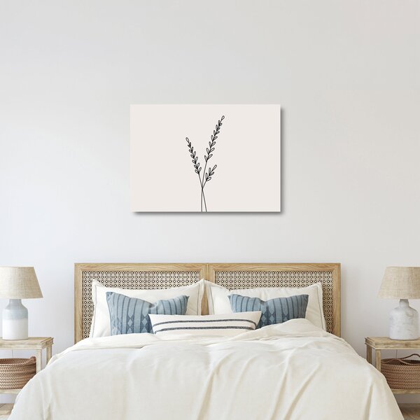 Tablou pe sticlă - Floare de pajiște N⁰2 (70x50 cm)