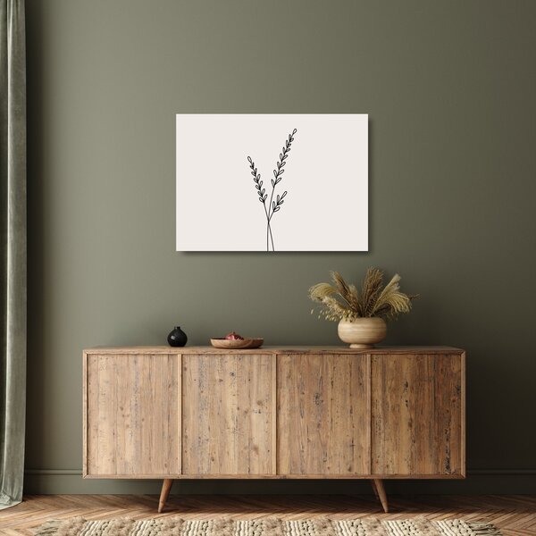 Tablou pe sticlă - Floare de pajiște N⁰2 (70x50 cm)