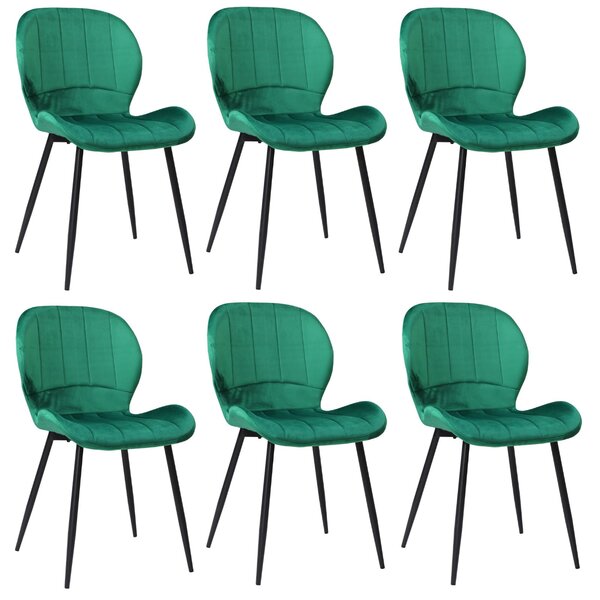 Set 6 Scaune Topaz Verde