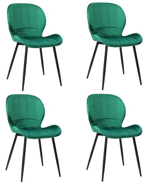 Set 4 Scaune Topaz Verde