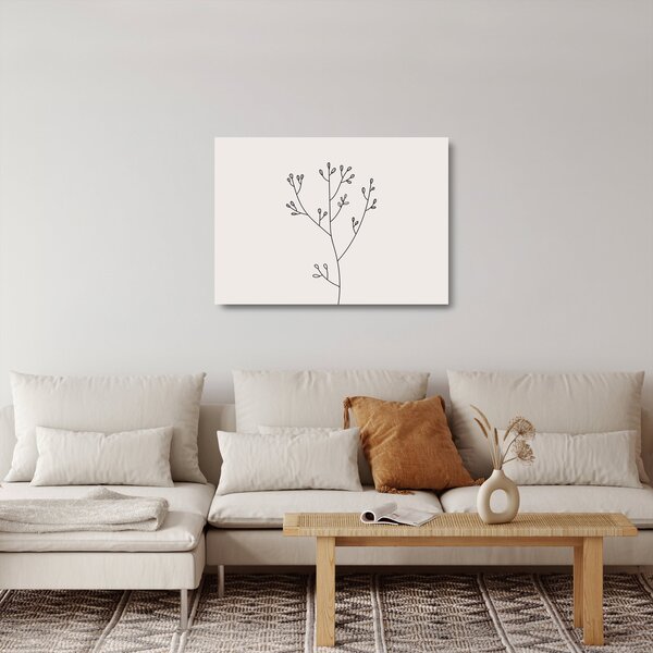 Tablou pe sticlă - Floare de pajiște N⁰3 (70x50 cm)
