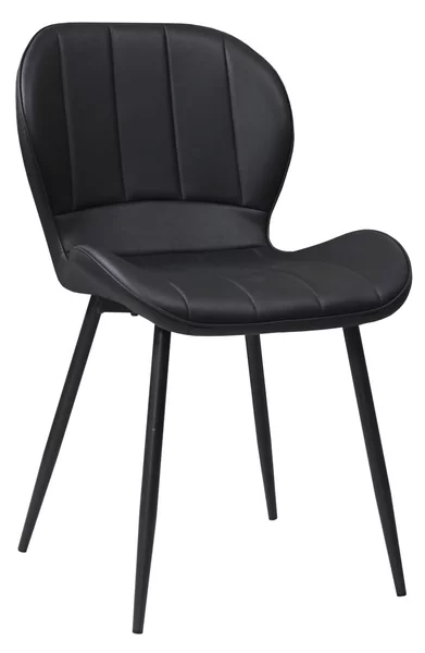 Scaun Piele Ecologică Topaz Negru