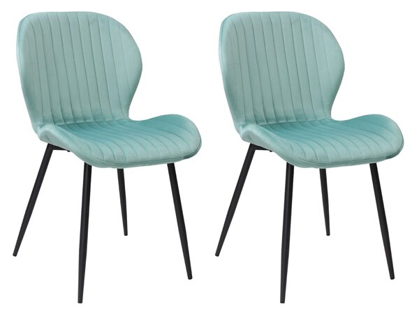 Set masă extensibilă Aris Alb cu 6 scaune Opal Verde Fistic