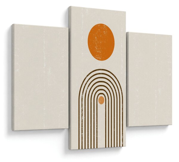 Tablou - Arcuri maro (90x60 cm)