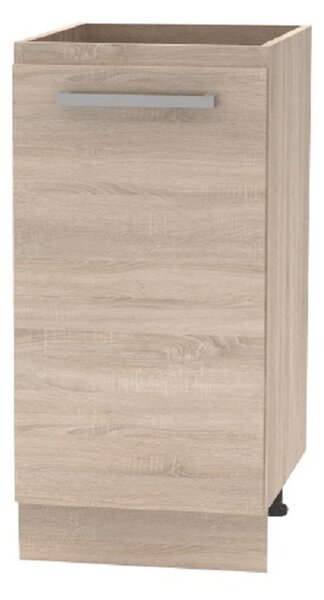 KONDELA Cabinet inferior 40 1DV, stejar sonoma, NOVA PLUS NOPL-054-0S