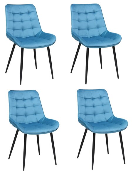 Set 4 Scaune Onix Turcoaz Deschis