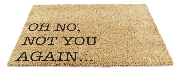 Covoraș de intrare din fibre de nucă de cocos 40x60 cm Oh No Not You Again – Artsy Doormats