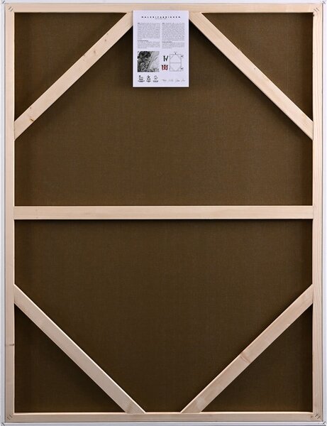 Tablou pictat manual 90x120 cm Sand Wall - Malerifabrikken