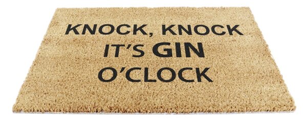 Covoraș de intrare din fibre de nucă de cocos 40x60 cm Gin O'Clock – Artsy Doormats