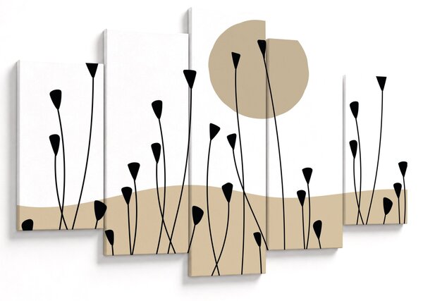 Tablou - Pajiște grafică N⁰2 (150x105 cm)