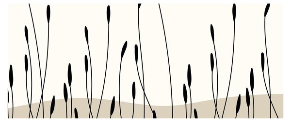 Tablou - Pajiște grafică N⁰3 (120x50 cm)