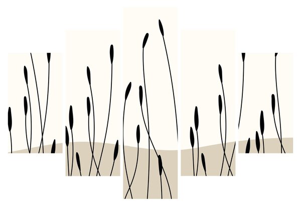 Tablou - Pajiște grafică N⁰3 (150x105 cm)