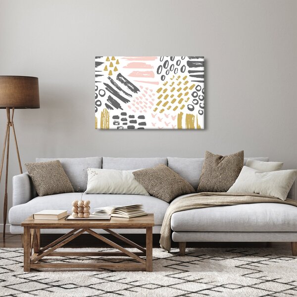 Tablou - Accidente vasculare cerebrale abstracte (90x60 cm)
