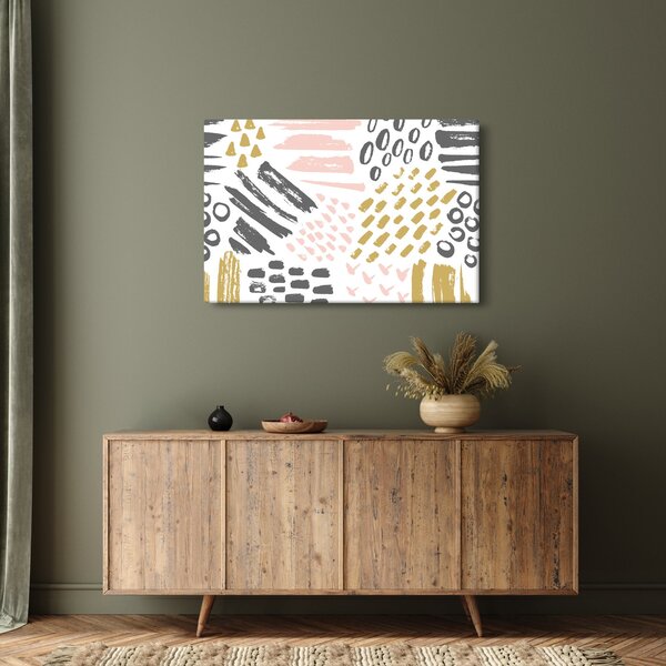 Tablou - Accidente vasculare cerebrale abstracte (90x60 cm)