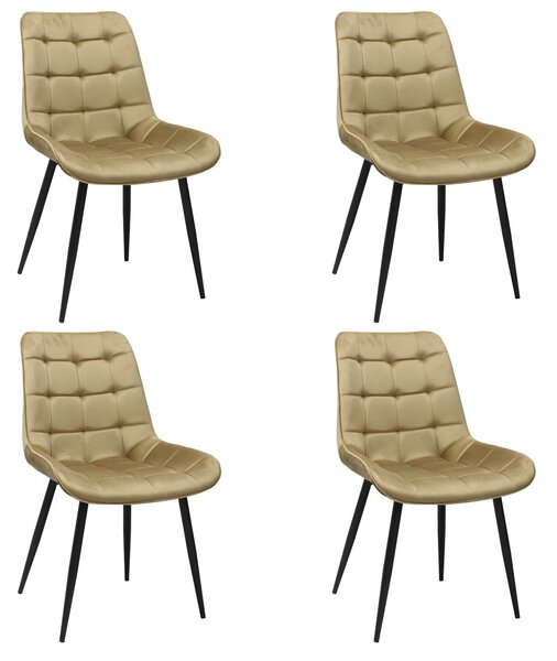 Set 4 Scaune Onix Bej