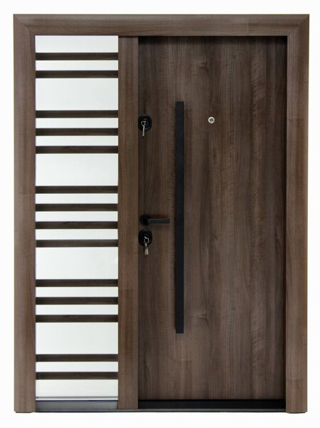 Ușă Metalică cu MDF Arhitect 486D 1G 120 Wenghe PVC Stânga