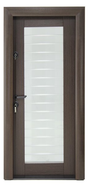 Ușă Metalică cu MDF Arhitect 476 Gri Antracit Dreapta