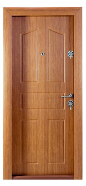 Ușă Metalică cu MDF Modern 306 Premium Silver PVC Dreapta