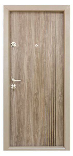 Ușă Metalică cu MDF Modern FV FP 317 Nuc 212 PVC Dreapta