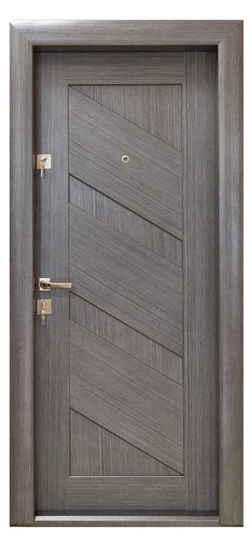 Ușă Metalică cu MDF Arhitect 412 Tanganica PVC Dreapta