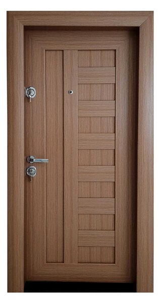 Ușă Metalică cu MDF Arhitect 410 Mocha PVC Dreapta