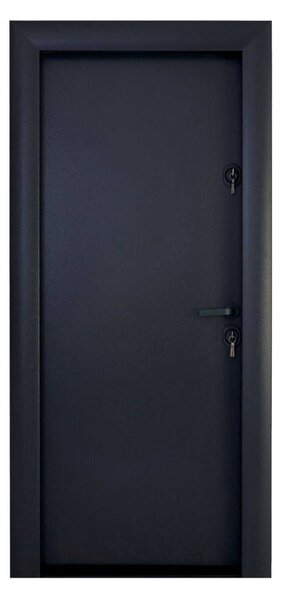 Ușă intrare casă/vilă MDF cu PVC Clasic Exterior 301 Gri Antracit Gri Antracit Dreapta