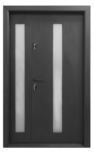 Ușă Metalică Still 627 D 2G 120 Metal vopsit Negru Dreapta