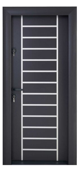 Ușă Metalică cu MDF Arhitect 429 Wenghe PVC Dreapta