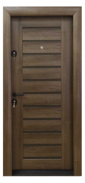 Ușă Metalică cu MDF Arhitect 416 Wenghe PVC Dreapta