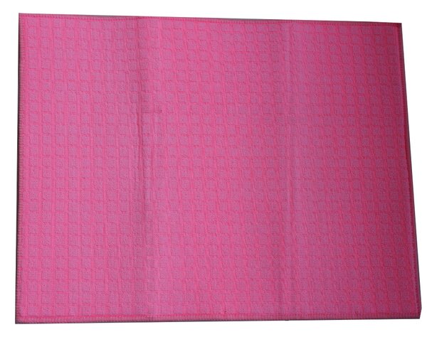 Prosop absorbant textil de bucatarie Pufo Cooking pentru uscare pahare si vase, 50 cm, roz