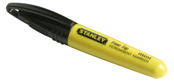 Mini marker cu varf subtire, negru, 1-47-324 Stanley